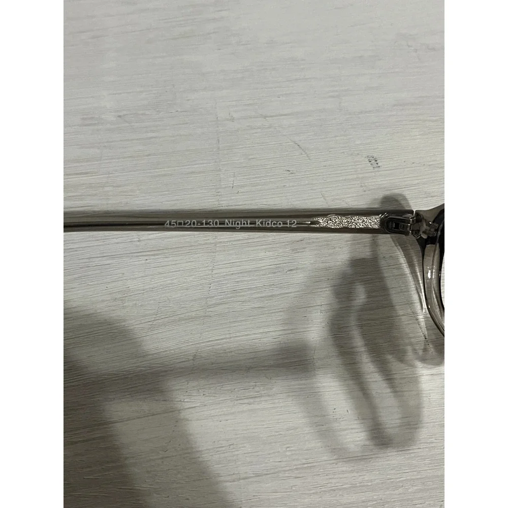 NWOT Kidco Eyeglass grey night 12 brown AUTHENTIC EYEGLASSES FRAME RX 45-20-130